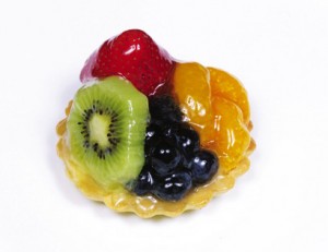 Glazed Fruit Tart coating cling coating cling