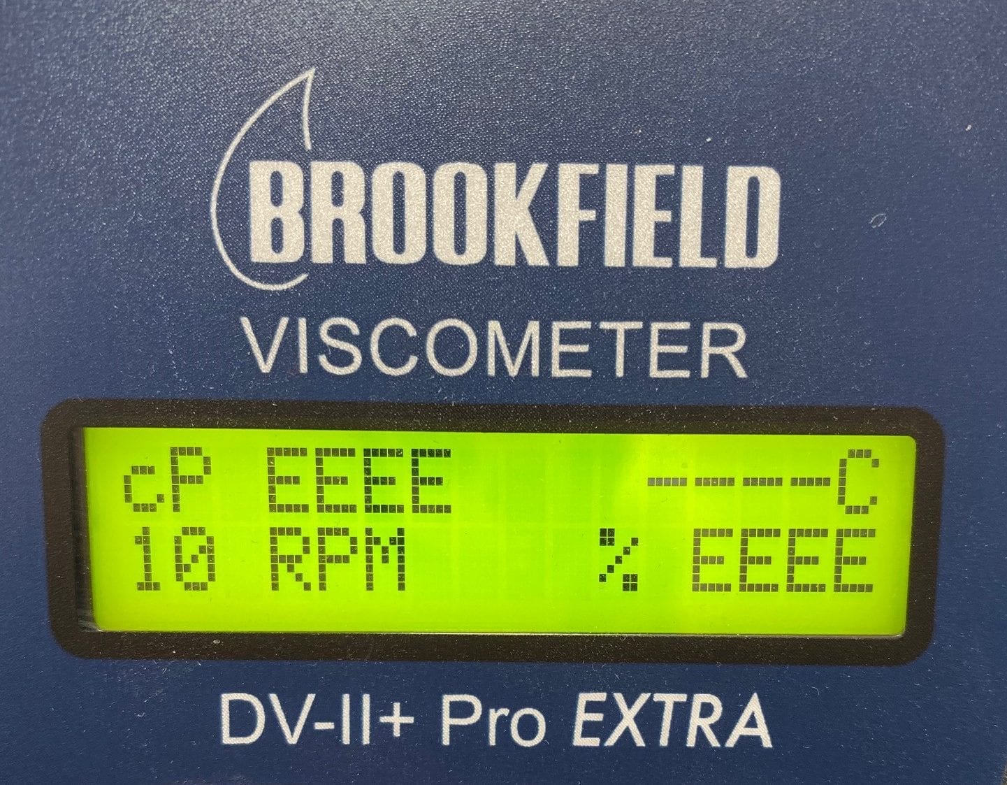 Brookfield Test Method Development