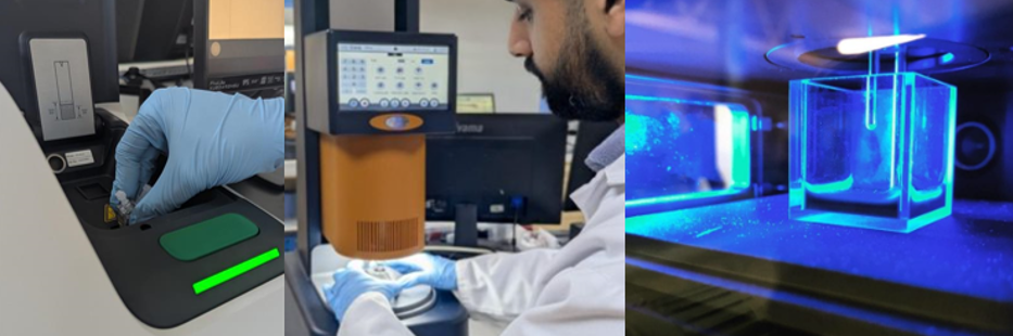 Malvern Zetasizer Advance Ultra Red TA Instruments Rheometer KRUSS Drop Shape Analyser