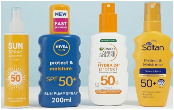 Suncream Sprays